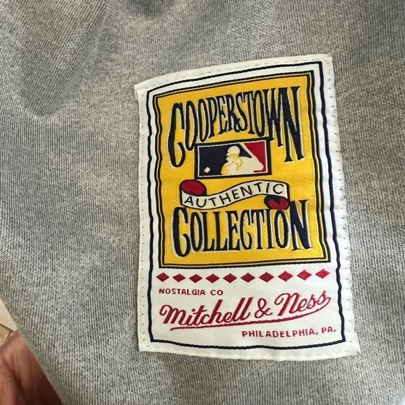 Mitchell & Ness Gray Yankees Jersey - Picture 12 of 13